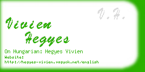 vivien hegyes business card